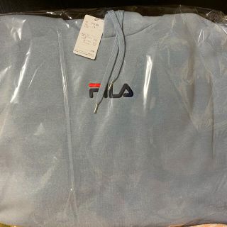 フィラ(FILA)のFILA ロングパーカーワンピ　ブルー(ロングワンピース/マキシワンピース)