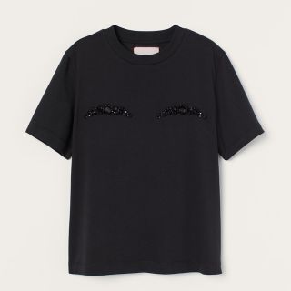 エイチアンドエム(H&M)の最終値下　アップリケTシャツ　Simone Rocha  H&M Mサイズ(Tシャツ(半袖/袖なし))