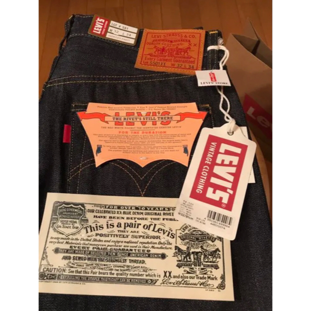 Levi's - 新品 501XX 'PERFECT IMPERFECTION' W32 L34の通販 by Levi's - 新品 501XX 'PERFECT IMPERFECTION' W32 L34の通販 by