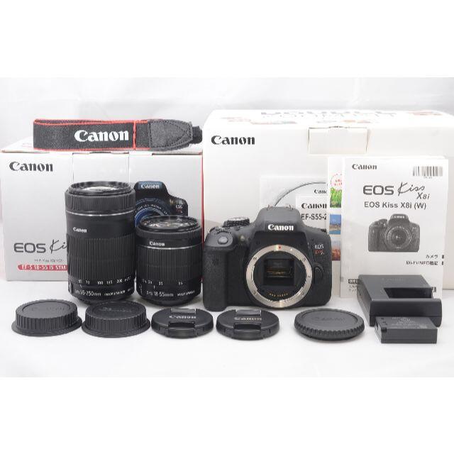 ★美品★Canon EOS Kiss x8i ダブルレンズキット