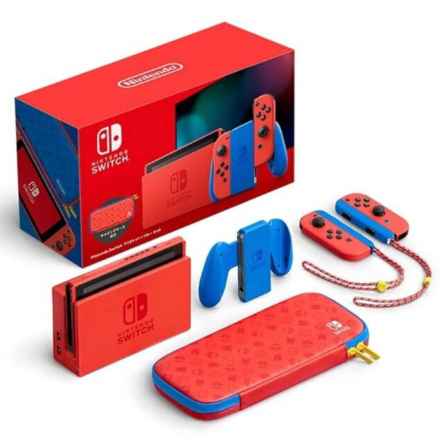 NintendoSwitch本体有機ELモデルマリオカラー新品未開封