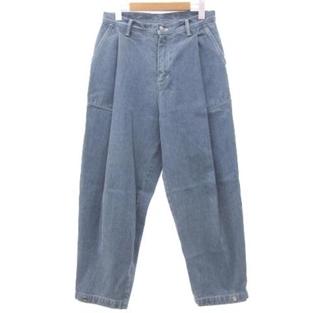 テクスト Text 20SS Wide Pleated Baker Jeans