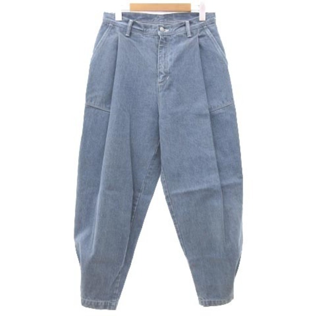 テクスト Text 20SS Wide Pleated Baker Jeans