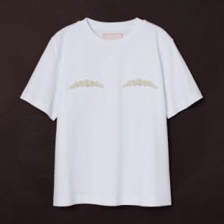 エイチアンドエム(H&M)のシモーネロシャ h&m Tシャツ 白 Mサイズ(Tシャツ(半袖/袖なし))