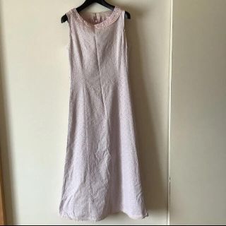 ローラアシュレイ(LAURA ASHLEY)のハーモニカ  レース　ロング　ワンピース(ロングワンピース/マキシワンピース)