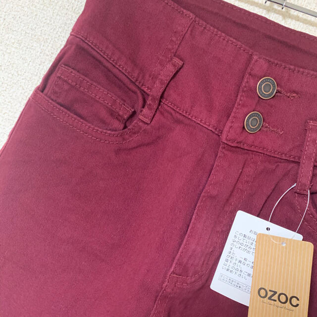 OZOC(オゾック)のOZOC ハイウエストカラースキニーパンツ レディースのパンツ(スキニーパンツ)の商品写真