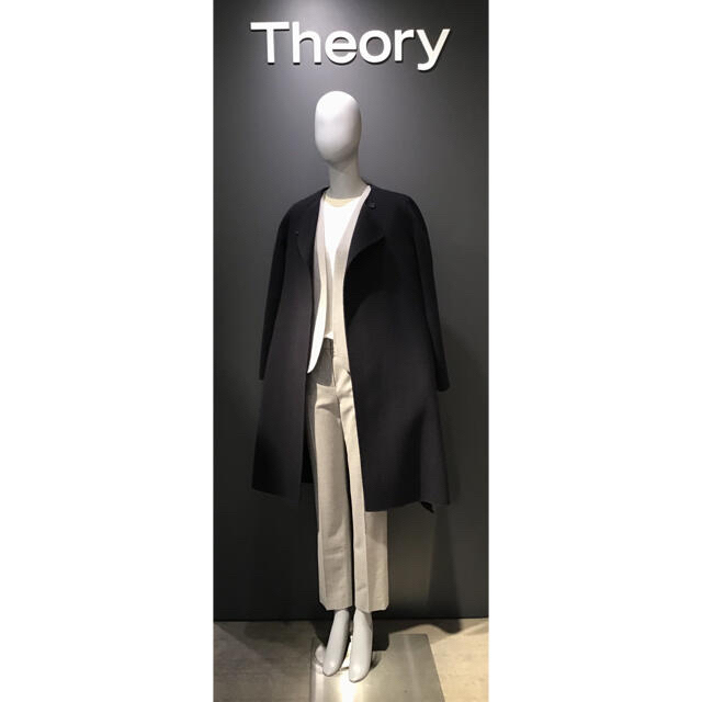 theory(セオリー)のTheory 19aw ノーカラーコート レディースのジャケット/アウター(ロングコート)の商品写真