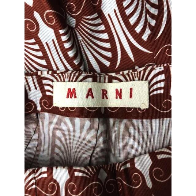 Marni(マルニ)のMARNI（マルニ） 総柄プリーツスカート 切りっぱなしデザイン レディース レディースのスカート(その他)の商品写真