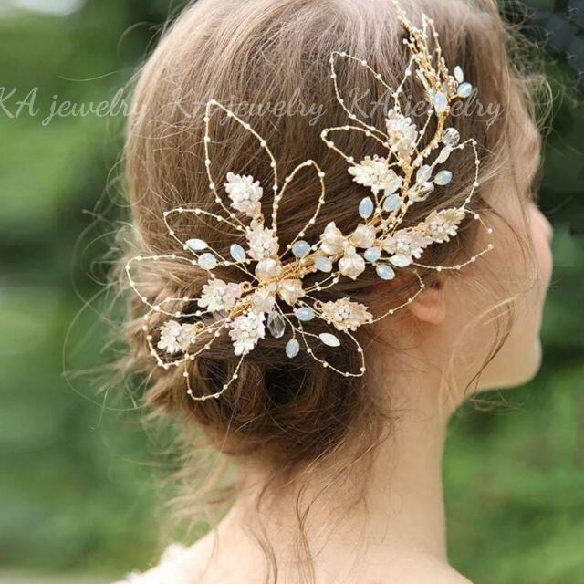 新品ゴールド ウェディング ヘッドドレス ヘアアクセサリー 結婚式の通販 By Rapis You ラクマ 新品ゴールド ウェディング ヘッドドレス ヘアアクセサリー 結婚式の通販 By Rapis You ラクマ