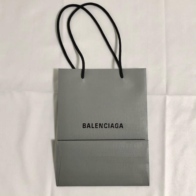 バレンシアガ ショップ袋 紙袋 ショッパー 袋 グレー