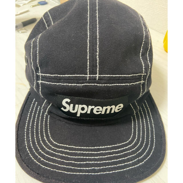 20SS / Supreme Field Camp cap Black | hartwellspremium.com