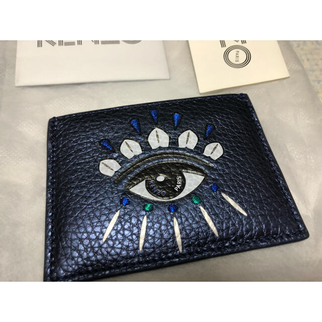 KENZO(ケンゾー)のKENZO Kontrast Eye カードケースネイビー メンズのファッション小物(名刺入れ/定期入れ)の商品写真