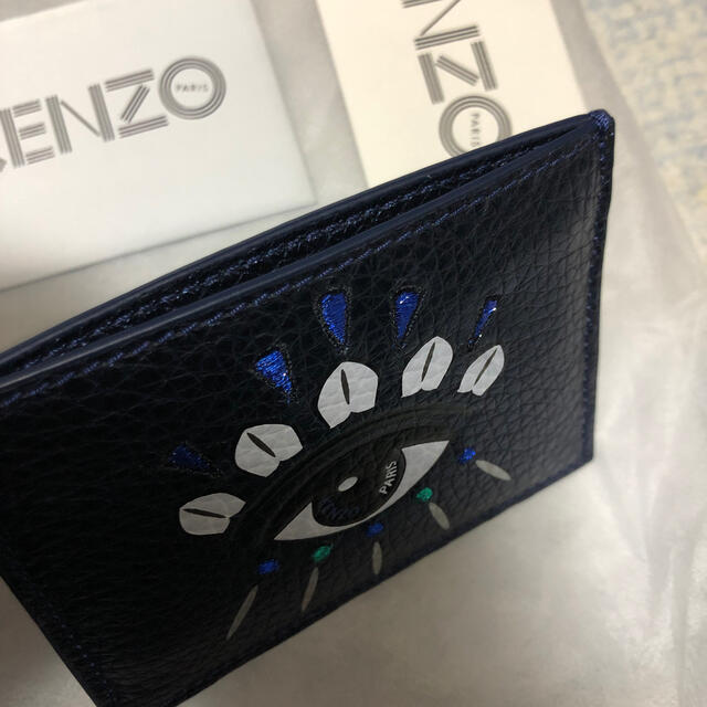 KENZO(ケンゾー)のKENZO Kontrast Eye カードケースネイビー メンズのファッション小物(名刺入れ/定期入れ)の商品写真