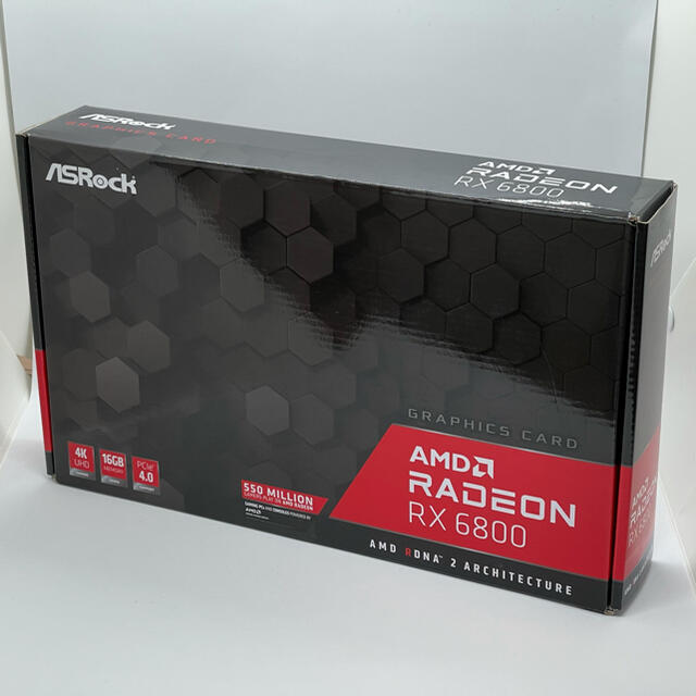 新品未使用 RADEON RX6800 AsRock リファレンスモデル ファッションの