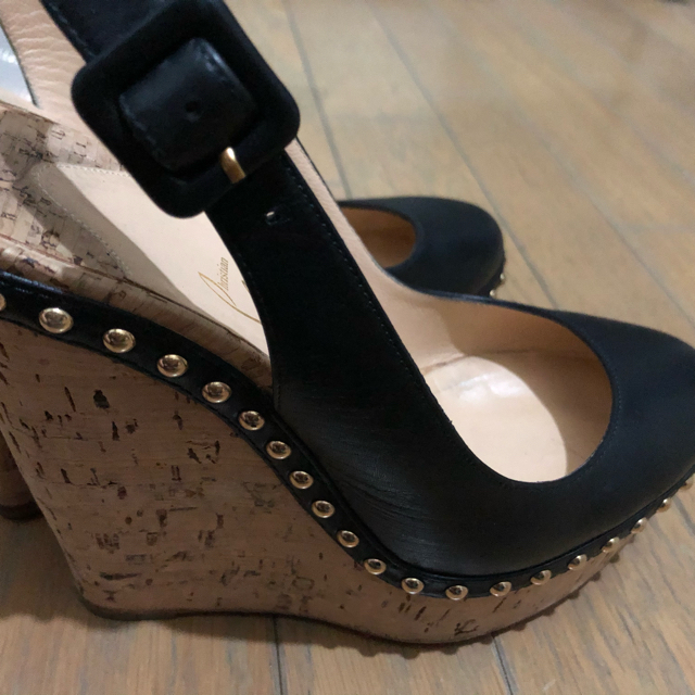 Christian Louboutin(クリスチャンルブタン)のクリスチャン・ルブタン   ウェッジソール 美品 レディースの靴/シューズ(ハイヒール/パンプス)の商品写真