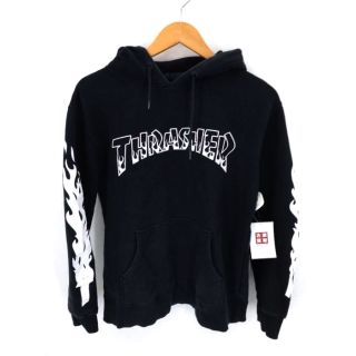 スラッシャー(THRASHER)のTHRASHER（スラッシャー） ロゴプリント プルオーバーパーカー レディース(パーカー)