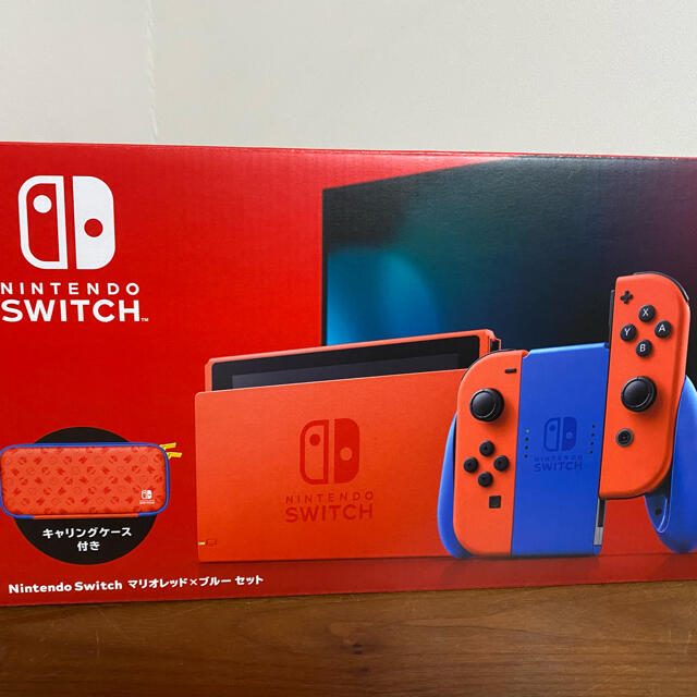 ニンテンドースイッチ　マリオレッド　ブルーセット　Nintendo switchゲームソフト/ゲーム機本体