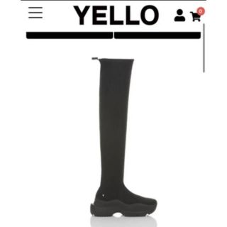 Yellow boots - YELLO スニーカーブーツ ブラックの通販 by モナっち