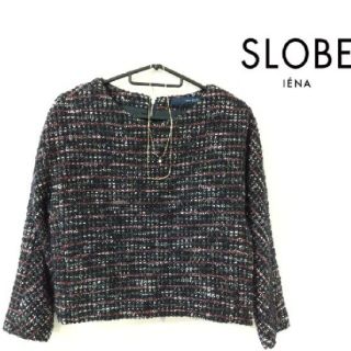 スローブイエナ(SLOBE IENA)のSLOBE IENA ツイードプルオーバー  卒業式 卒園式 入学式 入園式(Tシャツ(長袖/七分))