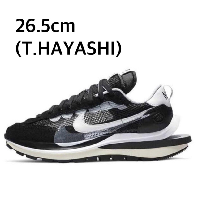 sacai(サカイ)のsacai nike Vaporwaffle 26.5 black メンズの靴/シューズ(スニーカー)の商品写真