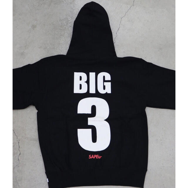 HOODIE BIG3 BLACK