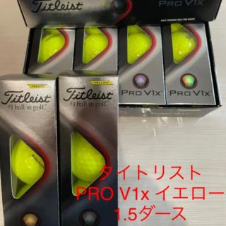 タイトリスト(Titleist)の新品未使用　タイトリストPROV1x 1.5ダース　イエロー(ゴルフ)