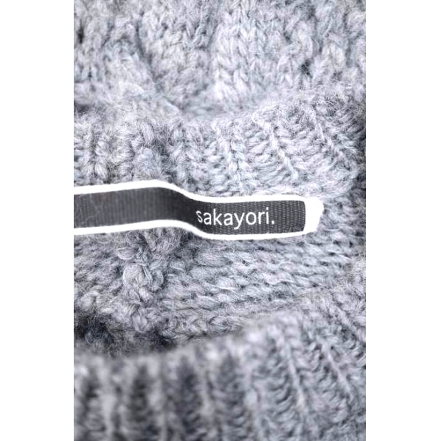 sakayori(サカヨリ)のsakayori（サカヨリ） 16AWケーブル編み半袖ニット レディース レディースのトップス(ニット/セーター)の商品写真