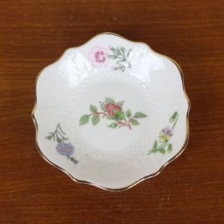 エインズレイ(Aynsley China)のエインズレイ　ワイルドチューダー　トレイ　プレート　小皿　花柄　ヴィンテージ(小物入れ)