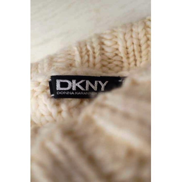 DKNY(ダナキャランニューヨーク) ケーブル編み フリンジポンチョ レディース レディースのジャケット/アウター(その他)の商品写真