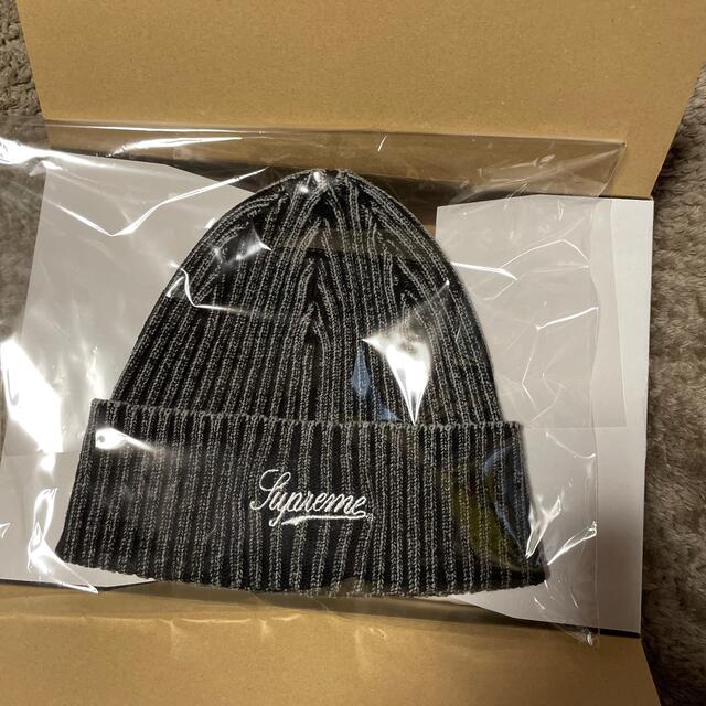 新品 21ss supreme Bleached Rib Beanie 正規品