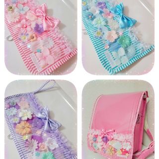 ランドセルカバー　flowershower　入学　入学準備　入学祝い　進級　お花(バッグ/レッスンバッグ)