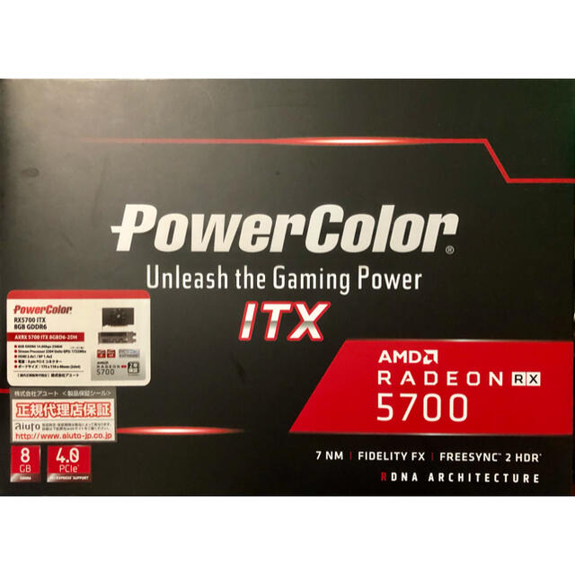 PowerColor RX5700 ITX 8GB GDDR6スマホ/家電/カメラ