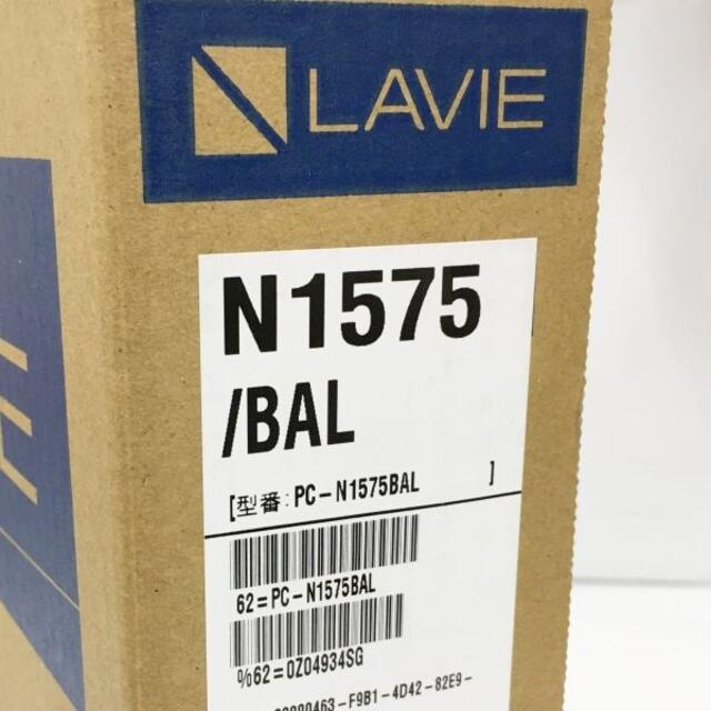新品即決 NEC - PC-N1575BAL☆保証有り N1575/BAL LAVIE 新品☆NEC ノートPC