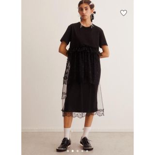 エイチアンドエム(H&M)の最終価格です。シモーネロシャ × H&M チュールデザインTシャツドレスS(ひざ丈ワンピース)