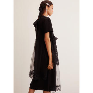 最終価格です。シモーネロシャ × H&M チュールデザインTシャツドレスSワンピース