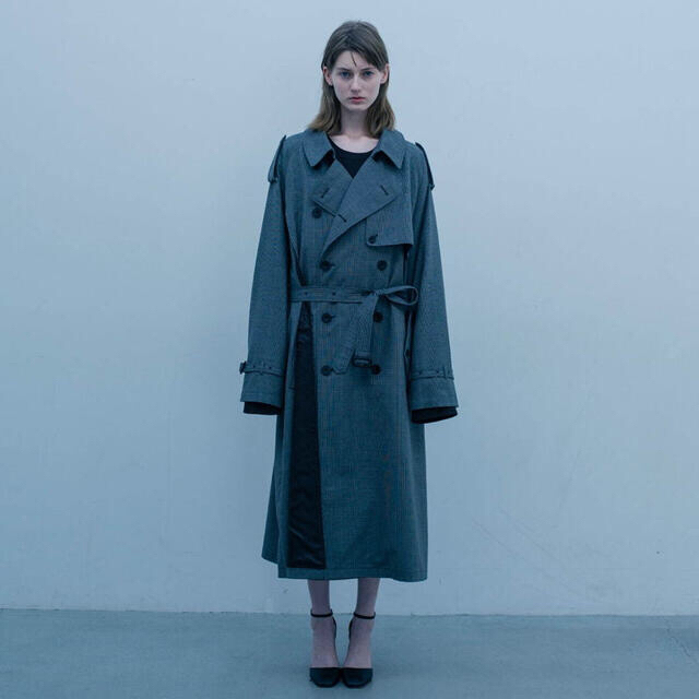 SUNSEA - stein DOUBLE SHADE TRENCH COAT