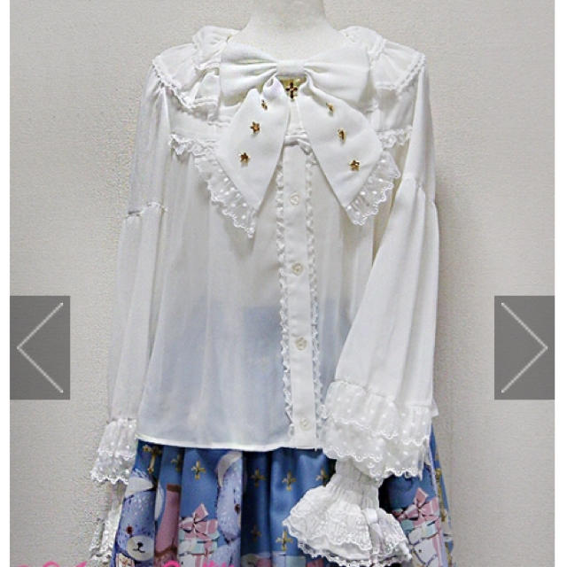 Angelic Pretty(アンジェリックプリティー)のAngelic Pretty milkycrossブラウス レディースのトップス(シャツ/ブラウス(長袖/七分))の商品写真