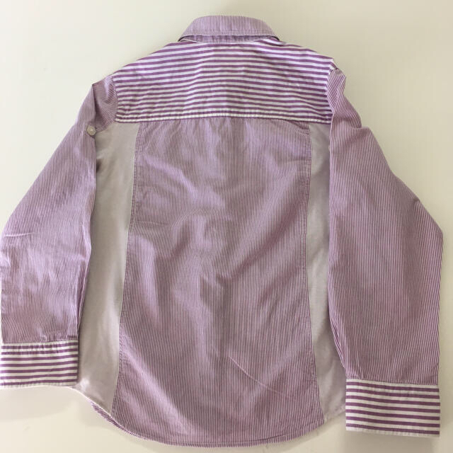 COMME CA DU MODE(コムサデモード)のコムサデモード　紫色　シャツ　120サイズ キッズ/ベビー/マタニティのキッズ服男の子用(90cm~)(ジャケット/上着)の商品写真