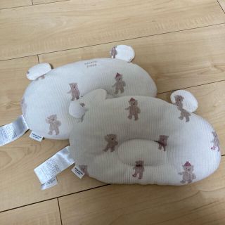 ジェラートピケ　テディベア baby ピロー　2点セット(枕)