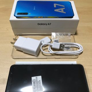 サムスン(SAMSUNG)の中古品　GALAXY A7(スマートフォン本体)