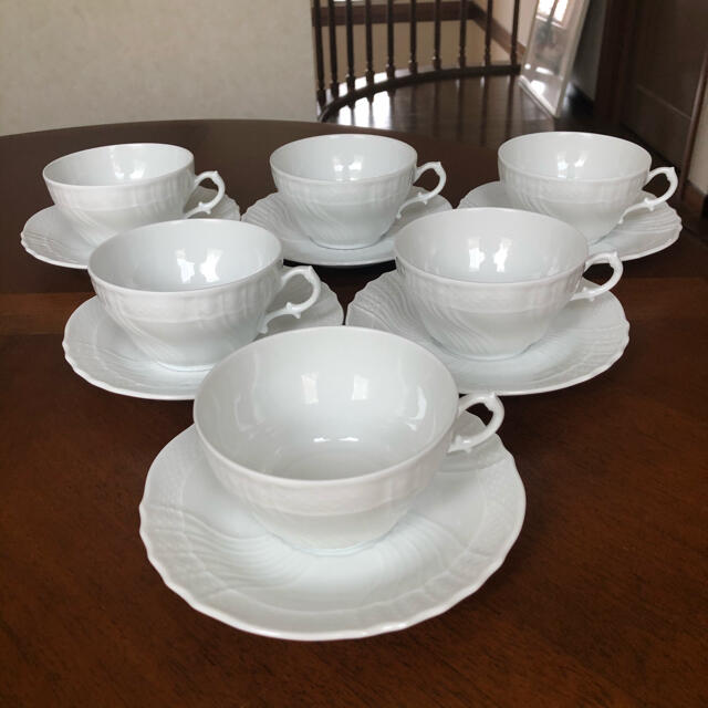 美品】リチャードジノリ☆ベッキオホワイト☆C/S 4客 - 食器