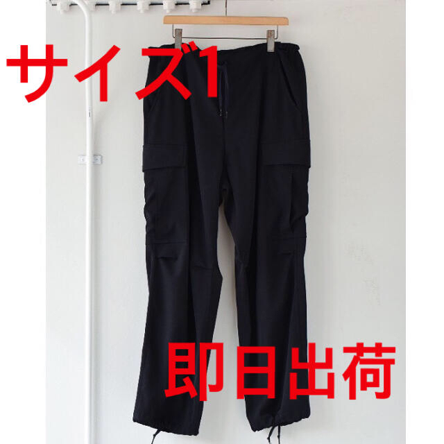 comoli 21ss ウールギャバ6pパンツ サイズ1 コモリ