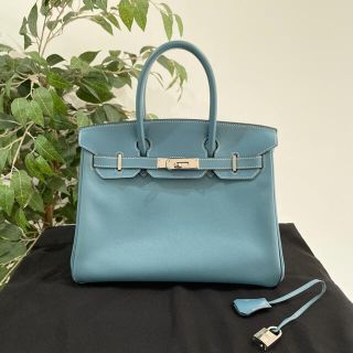 エルメス(Hermes)のエルメス バーキン30 クシュベル ブルージーン(ハンドバッグ)