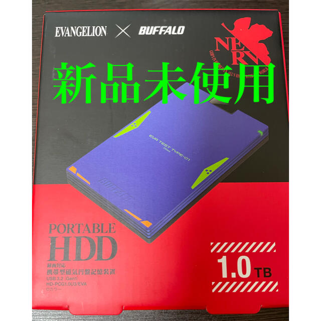 【限定セール】EVANGELION BUFFALO HDD 1TB エヴァ