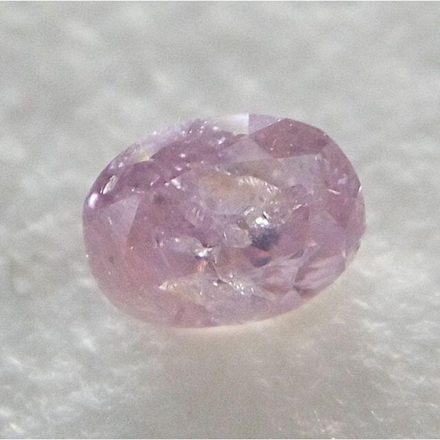0.146 ct F.BR.PINK 天然 ピンク ダイヤ レディースのアクセサリー(リング(指輪))の商品写真