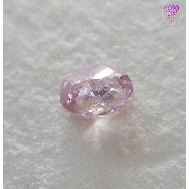 0.146 ct F.BR.PINK 天然 ピンク ダイヤ レディースのアクセサリー(リング(指輪))の商品写真