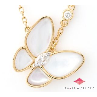 ヴァンクリーフアンドアーペル(Van Cleef & Arpels)のヴァンクリーフ＆アーペル ドゥ パピヨン シェル   ペンダント・ネックレス(ネックレス)