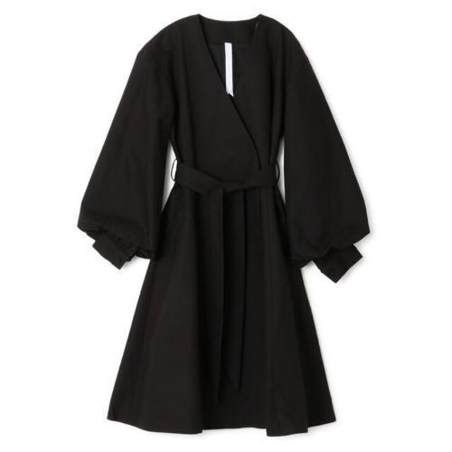 merlette SIANLONG COAT WITH BELT BLACK