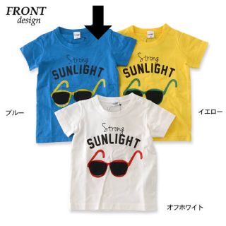 ナルミヤ インターナショナル(NARUMIYA INTERNATIONAL)の新品！！CHEEK ROOM✩︎⡱90●知育　Tシャツ　サングラス(Tシャツ/カットソー)