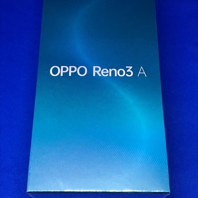 未使用新品 OPPO Reno3 A White ホワイト 128GBスマートフォン本体